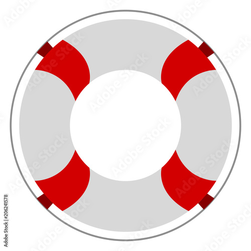 Isolated lifesaver icon