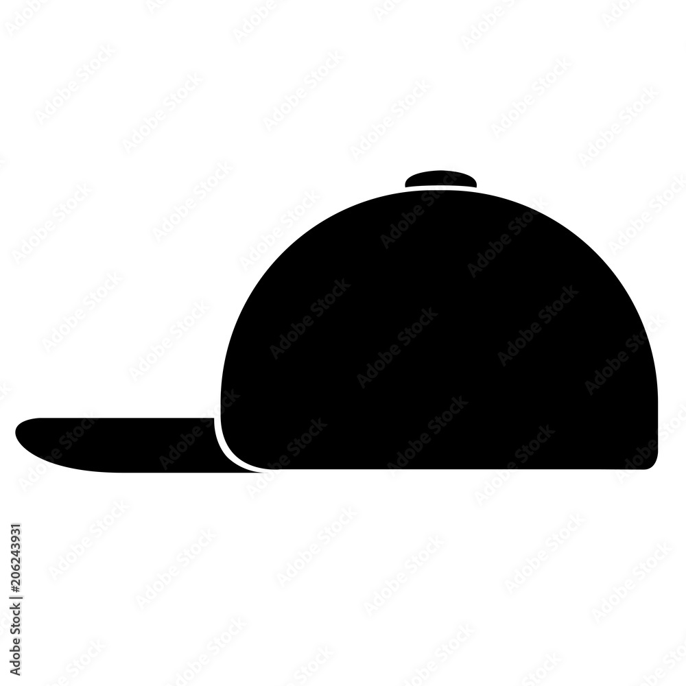 Obraz premium Isolated summer hat icon