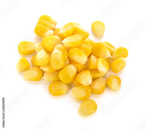 Maize isolated on white background