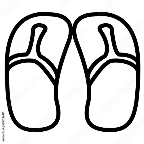 Pair of sandals icon