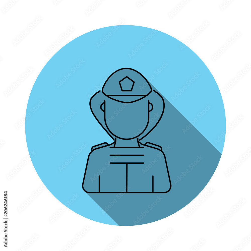 Fireman avatar icon. Elements of avatar in flat blue colored icon. Premium quality graphic design icon. Simple icon for websites, web design, mobile app, info graphics Fireman avatar icon. Elements of avatar in flat blue colored icon. Premium quality graphic design icon. Simple icon for websites, web design, mobile app, info graphics