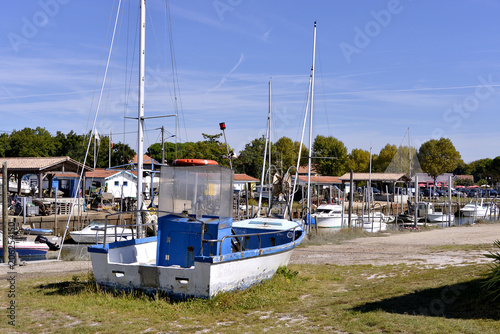 Ostreicole harbor of Andernos-les-bains, commune is a located on the northeast shore of Arcachon Bay, in the Gironde department in southwestern France.