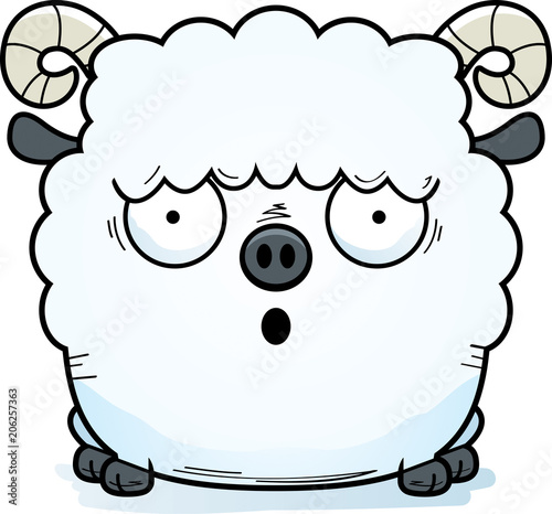 Surprised Cartoon Ram