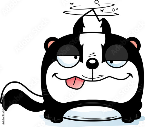 Cartoon Goofy Skunk