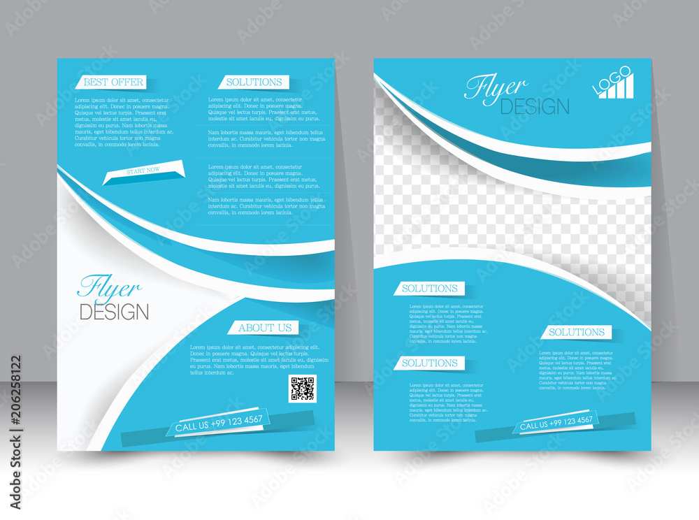 Flyer template. Business brochure. Editable A4 poster for design, education, presentation, website, magazine cover. Flyer template. Business brochure. Editable A4 poster for design, education, presentation, website, magazine cover.