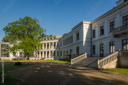 Palace of the Lubomirski Princes and monastery in Szymanow, Mazowieckie, Poland