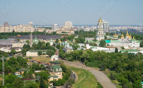 Kiev cityscape with high viewpoint