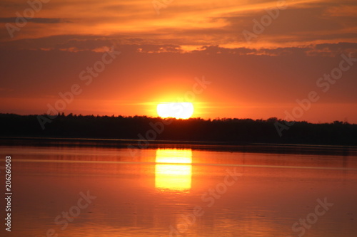 Beautiful Sunset, Elk Island National Park, Alberta