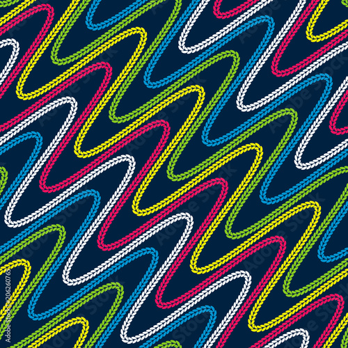 Seamless pattern of yarn. K...
