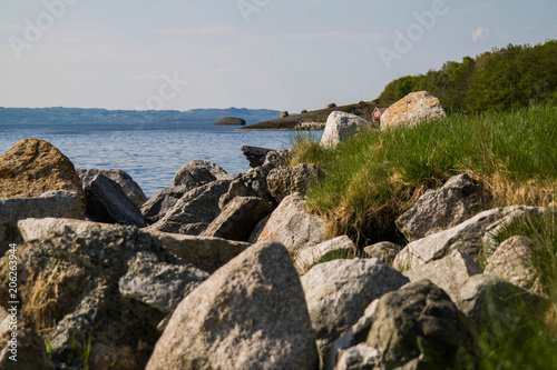 Stones on the coast in Jorpeland
