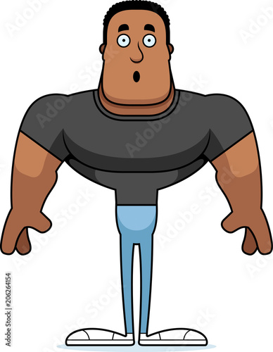 Cartoon Surprised Man