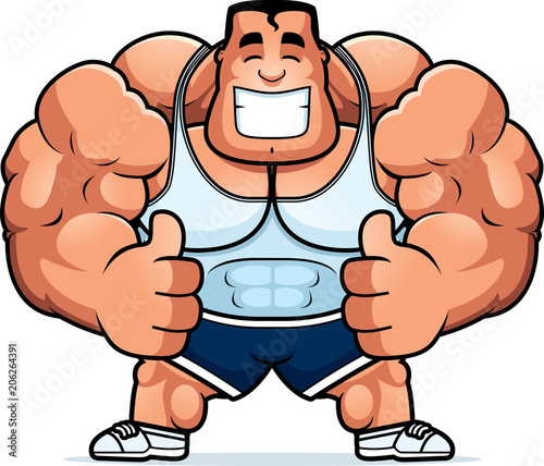 Cartoon Trainer Thumbs Up
