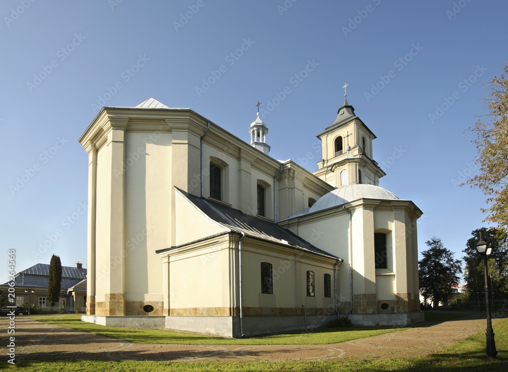 Church of  St. Lawrence (Wawrzyniec) in Rymanow. Poland