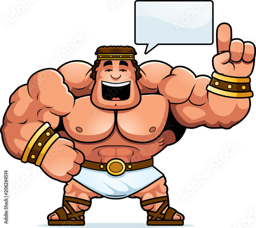 Cartoon Hercules Talking