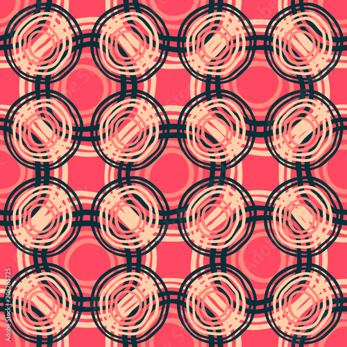 Abstract Ikat and boho style handcraft fabric pattern. Traditional Ethnic design for clothing and textile background, carpet or wallpaper
