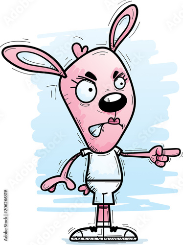 Angry Cartoon Bunny