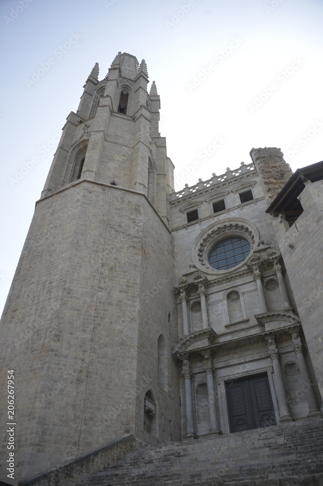 Cathédrale Sainte Marie de Gérone en Espagne