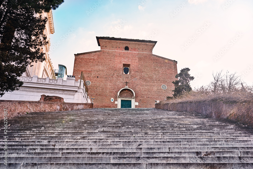 Fototapeta premium Rome, Basilica of Santa Maria in Aracoeli