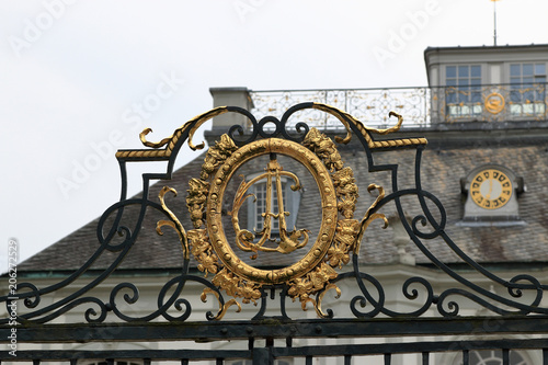 Emblem, Symbol von Clemens August, Kurfürst im 18. Jahrhundert