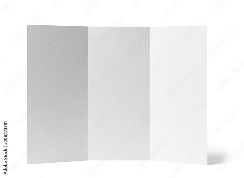 folded leaflet white blank paper template book folded leaflet white blank paper template book