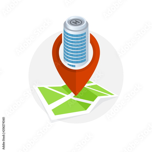Location Icon. Locating Your Business.