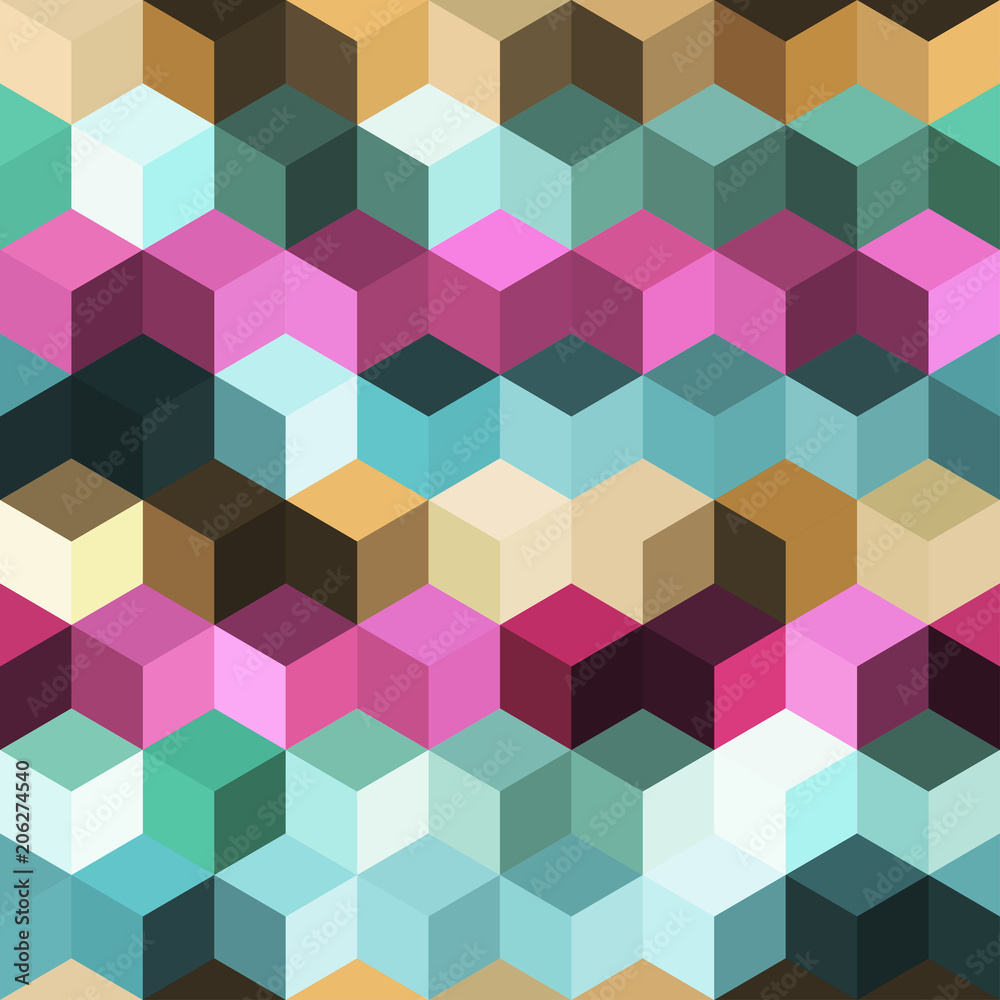 Hexagon grid seamless vector background. Minimal polygons with six corners geometric graphic design. Trendy colors hexagon cells pattern for flyer or cover. Hexagonal shapes modern backdrop. Hexagon grid seamless vector background. Minimal polygons with six corners geometric graphic design. Trendy colors hexagon cells pattern for flyer or cover. Hexagonal shapes modern backdrop.