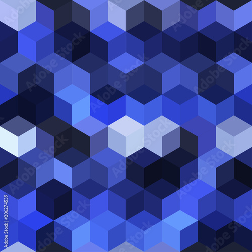 Hexagon grid seamless vector background. Stylized polygons six corners geometric design. Trendy colors hexagon cells pattern for game ui. Honeycomb shapes mosaic backdrop.