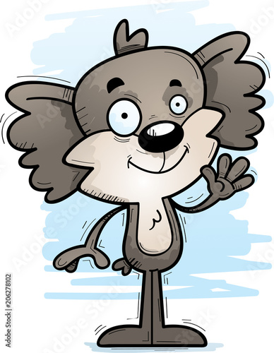 Photography Cartoon Male Koala Waving