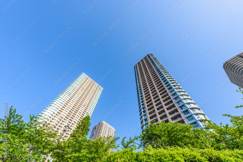 高層マンション High-rise condominium in Tokyo