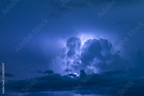 Thick thundercloud in sky © aitormmfoto
