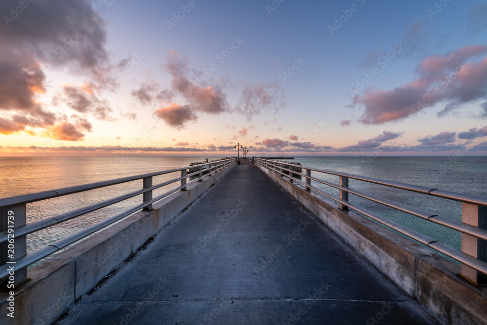 Early Morning on the Edward B. Knight Pier