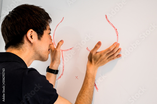 Konstfotografi 女性の身体を描く男性