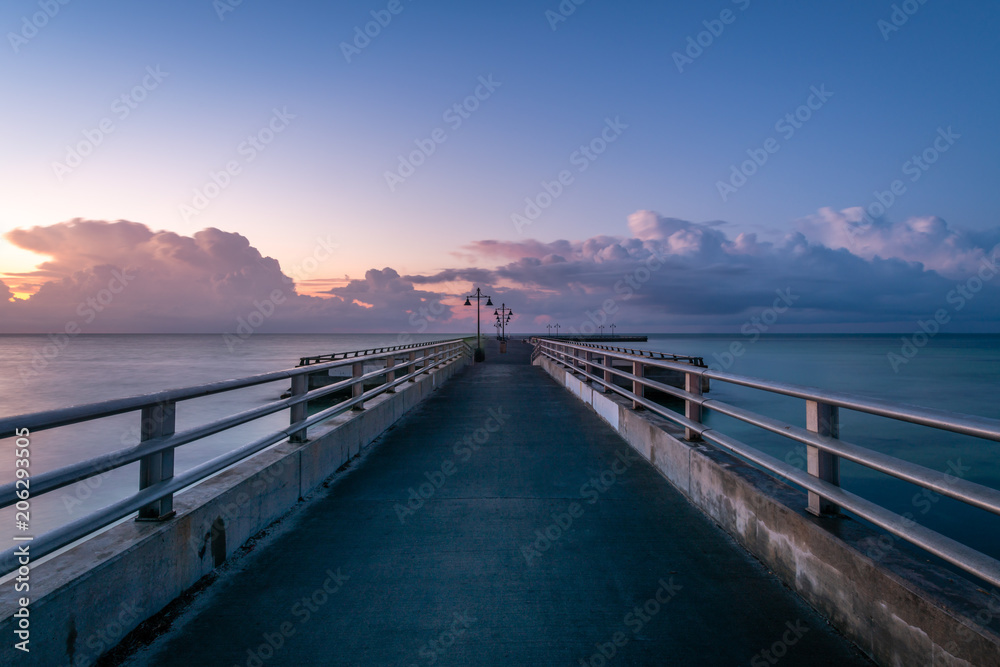 Edward B. Knight Pier at Dawn