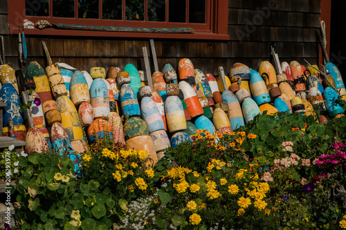 Colorful Lobster Buoys