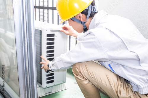 エアコンの点検