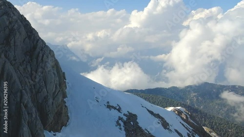 View from a cabin car going from Tahtali photo