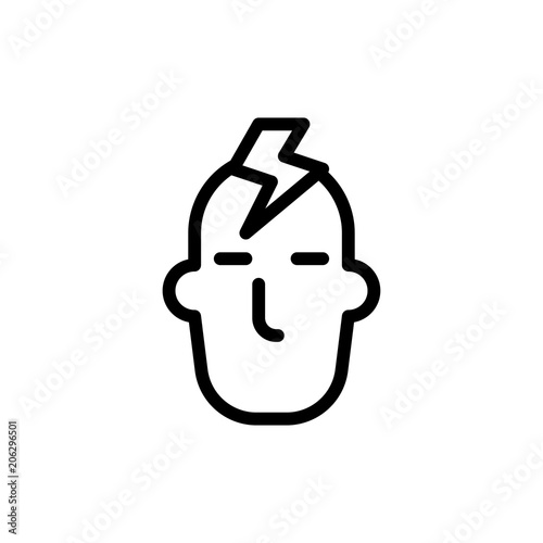 brainstorm icon vector illustration