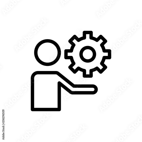 brainstorm icon vector illustration
