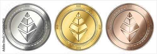  RED (RED) coin set.