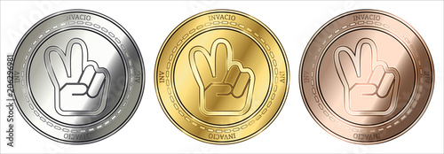  Invacio (INV) coin set.