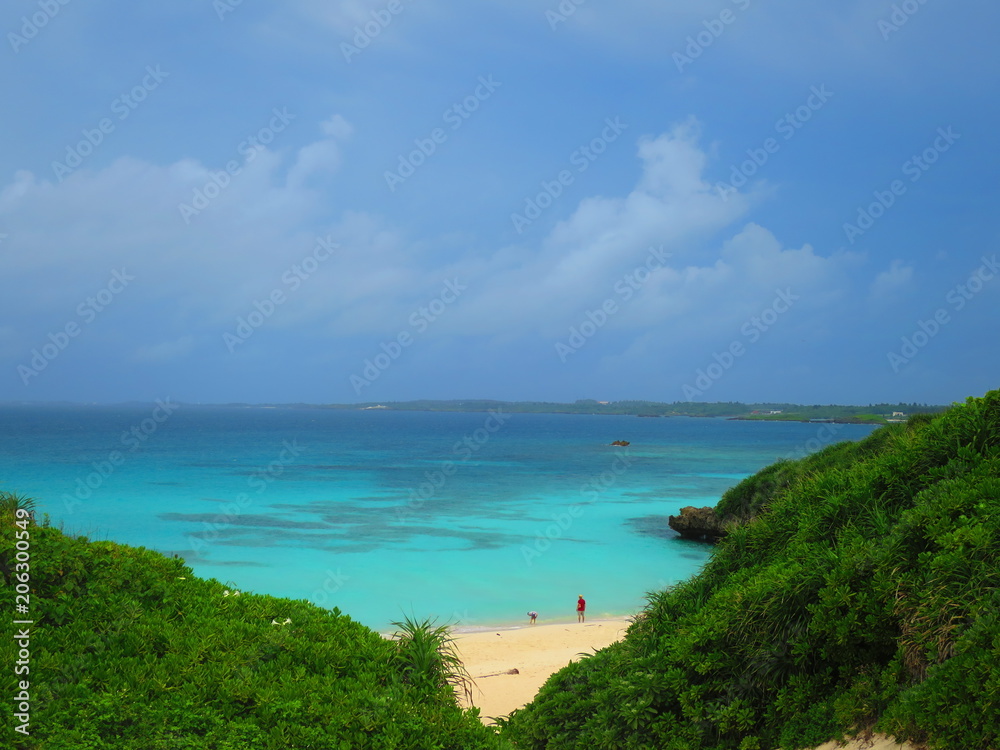 Fototapeta premium 海辺の二人