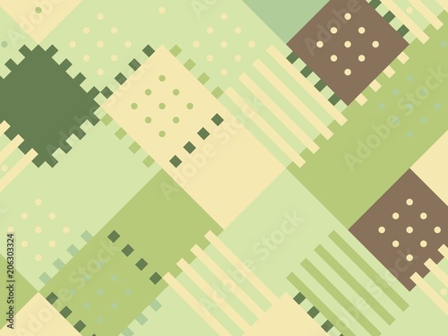 Colored abstract flat pattern background. Geometric hipster patch