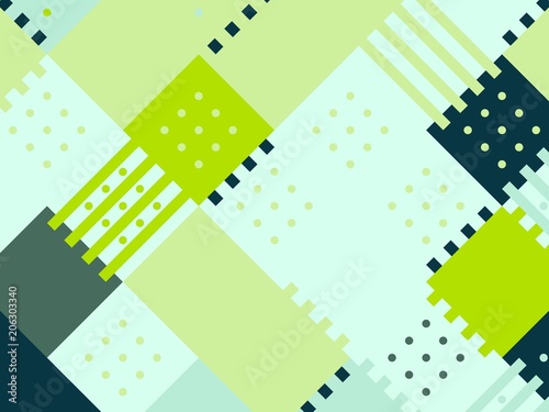Colored abstract flat pattern background. Geometric hipster patch