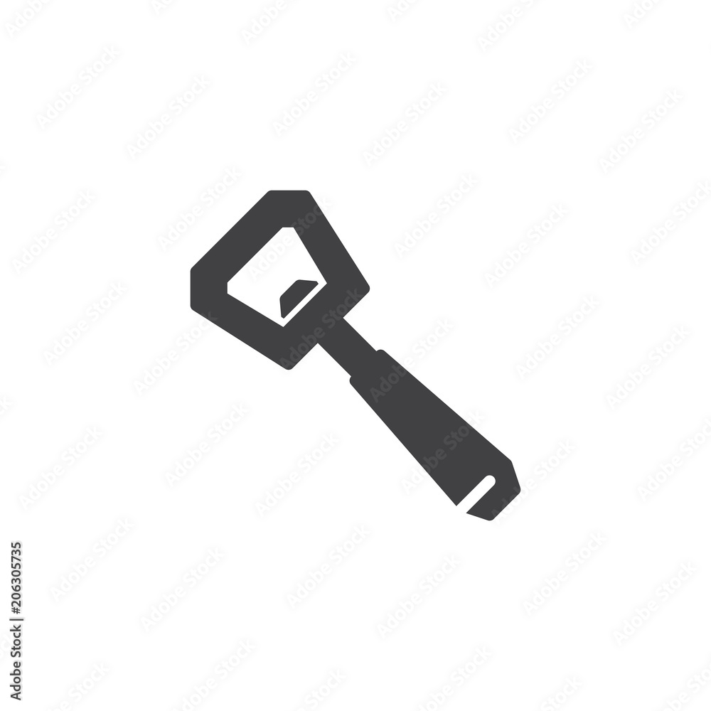 Bottle opener vector icon. filled flat sign for mobile concept and web design. Beer bottle opener simple solid icon. Symbol, logo illustration. Pixel perfect vector graphics Bottle opener vector icon. filled flat sign for mobile concept and web design. Beer bottle opener simple solid icon. Symbol, logo illustration. Pixel perfect vector graphics