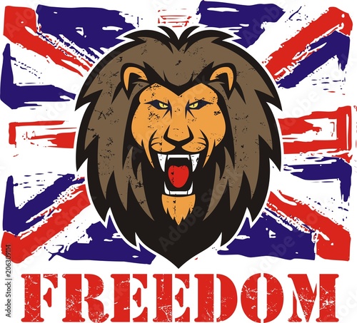 Lion head logo for t-shirt