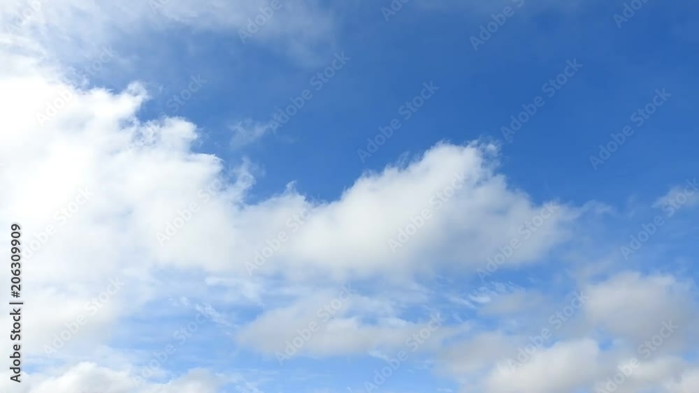天気予報は晴れ、青空、鳥横切る、手前の雲は右へ転がり速い、後ろの雲はゆったり、タイムラプス動画 天気予報は晴れ、青空、鳥横切る、手前の雲は右へ転がり速い、後ろの雲はゆったり、タイムラプス動画