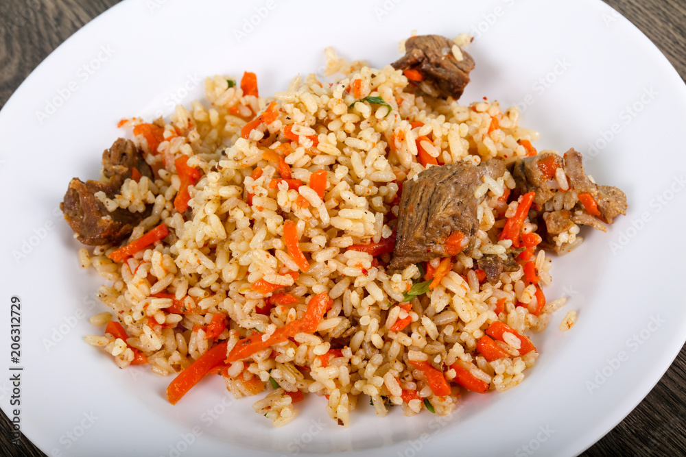 Asian rice - Plov Asian rice - Plov