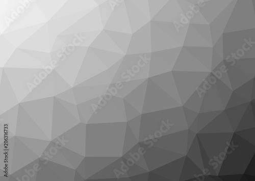 Fototapeta Naklejka Na Ścianę i Meble -  Polygon Gray background Abstract Triangle