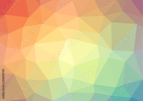 Polygon colorful background Abstract