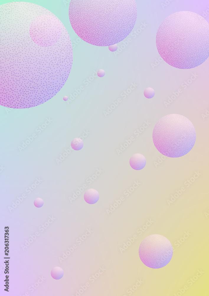 Holographic cover with radial fluid. Geometric shapes on gradient background. Modern hipster template for placard, presentation, banner, flyer, brochure. Minimal holographic cover in neon colors. Holographic cover with radial fluid. Geometric shapes on gradient background. Modern hipster template for placard, presentation, banner, flyer, brochure. Minimal holographic cover in neon colors.
